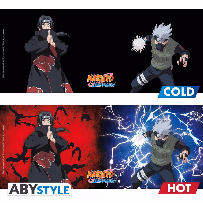 GameStop ABYstyle Naruto Shippuden Sharingan Magic Mug and Coaster Gift Set
