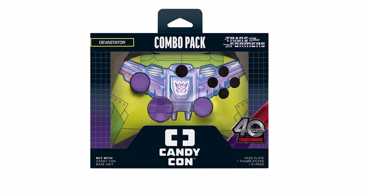 GameStop CANDY CON Transformers Devastator Combo Pack Licensed Controller Kit GameStop Exclusive