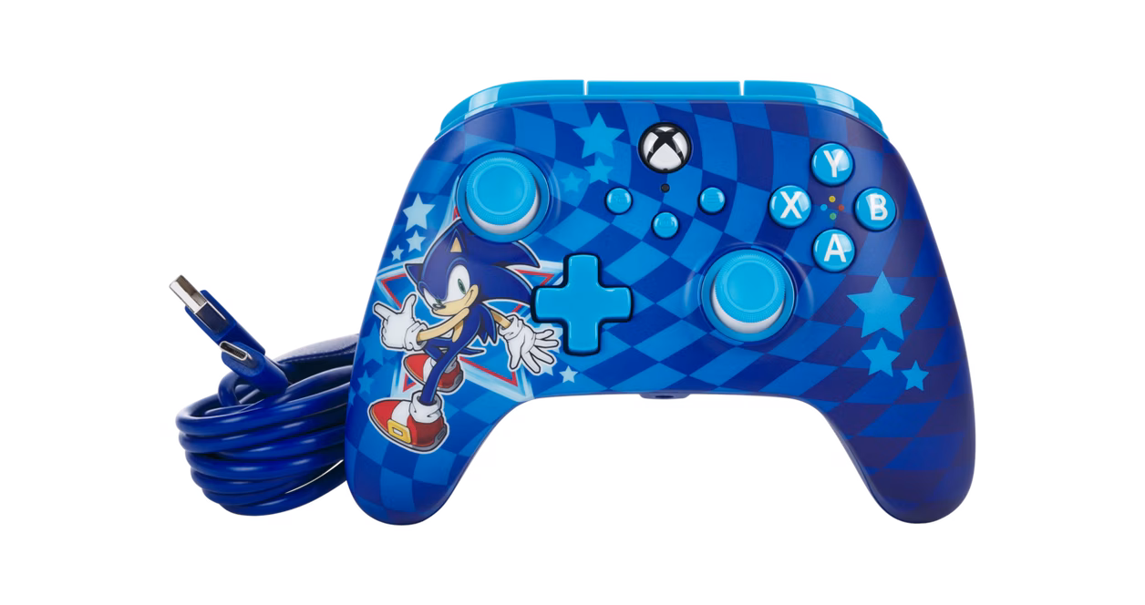 GameStop PowerA Advantage Wired Controller for Xbox Series X/S - Sonic the Hedgehog
