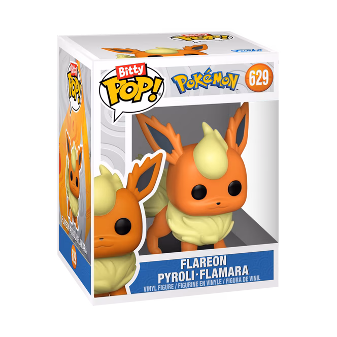GameStop Funko Bitty POP! Pokemon Vinyl Figure Set 4-Pack (Bulbasaur, Flareon, Pichu, Charizard)