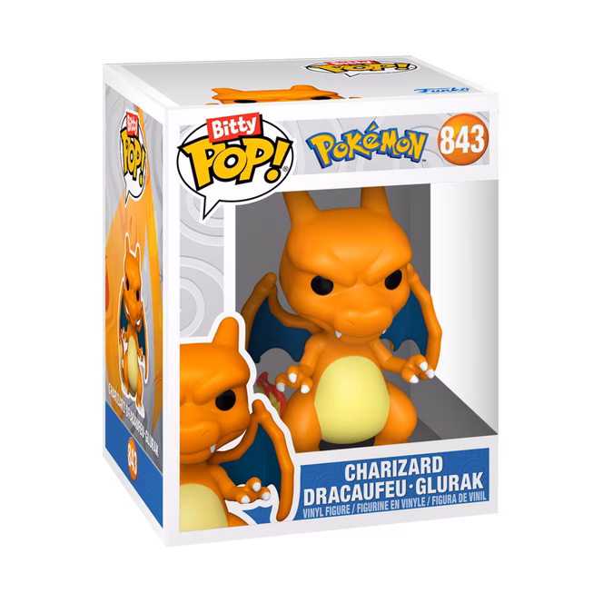 GameStop Funko Bitty POP! Pokemon Vinyl Figure Set 4-Pack (Charmander, Jolteon, Lapras, Rattata)