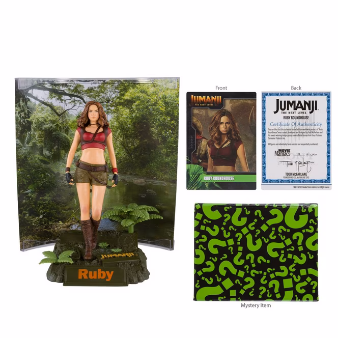 GameStop McFarlane Toys Movie Maniacs: Jumanji Ruby Roundhouse 6-in Statue