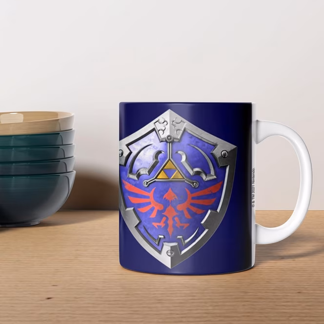 GameStop The Legend of Zelda Link Shield 11oz Mug