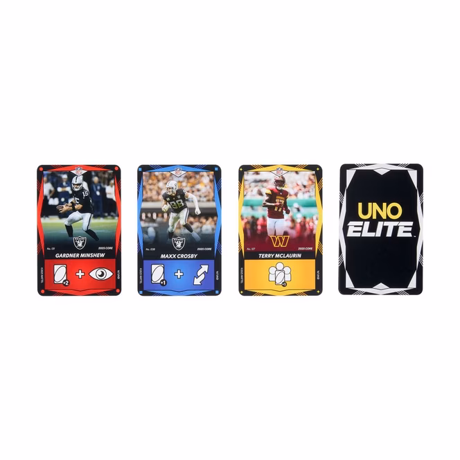 GameStop UNO 2025 Elite Draft NFL Starter Pack Core Edition