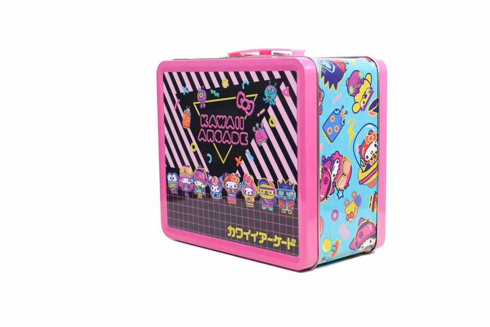 GameStop Hello Kitty Kawaii Arcade Lunch Box with Beverage Container