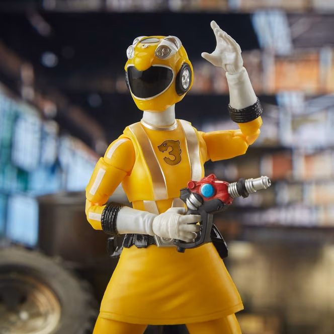 GameStop Hasbro Power Rangers Lightning Collection Lightspeed RPM Yellow Ranger 6-in Action Figure