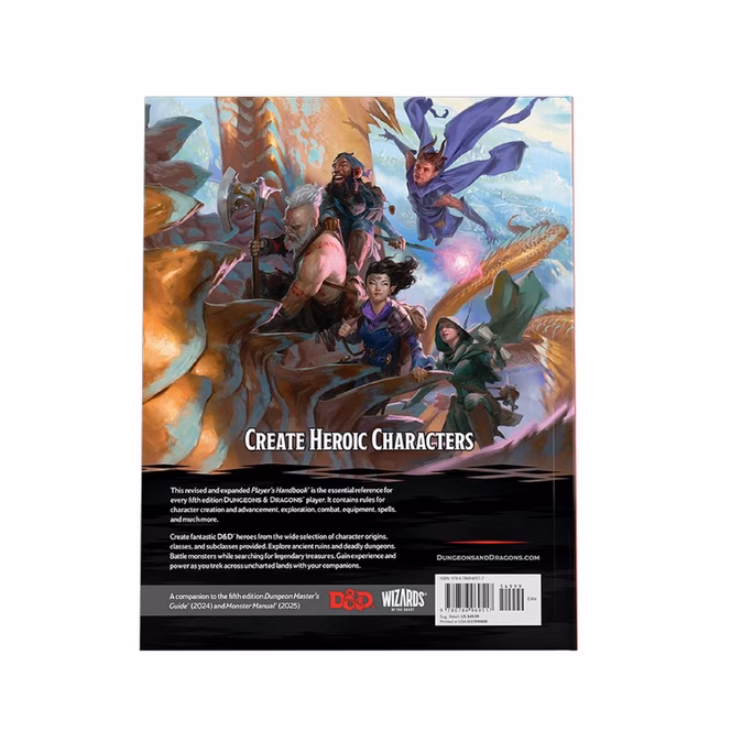 GameStop Dungeons and Dragons 2024 Player's Handbook