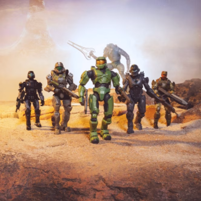 GameStop Jazwares Halo: World of Halo Vault Edition Big Shot Battle Pack Box Set