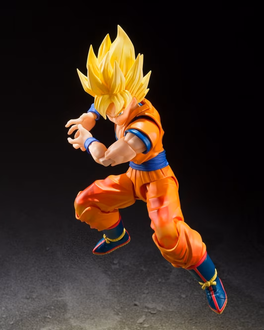 GameStop Bandai Dragon Ball Z Tamashii Nations S.H.Figuarts Super Saiyan Son Goku (The Games Begin) 7.9-in Figure