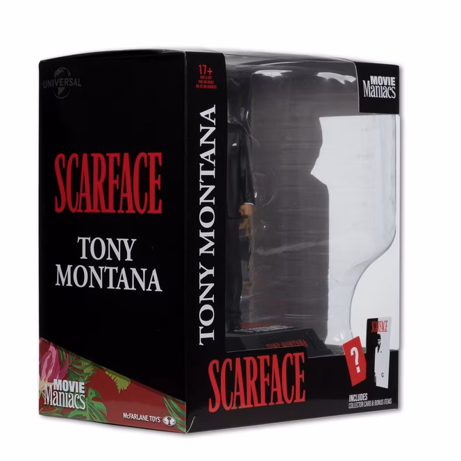 GameStop McFarlane Toys Movie Maniacs NBC 1983 Scarface Tony Montana 6-in Statue