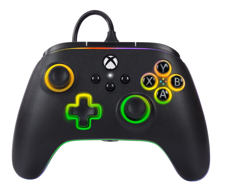 GameStop PowerA Advantage Wired Controller for Xbox Series X|S with Lumectra - Black