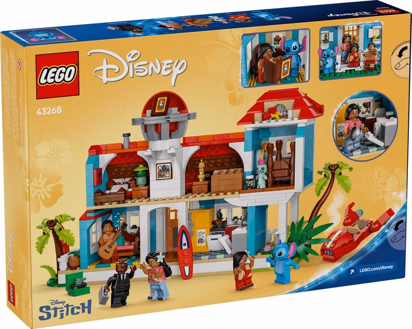 GameStop LEGO Disney Classic Lilo and Stitch Beach House Building Set 43268