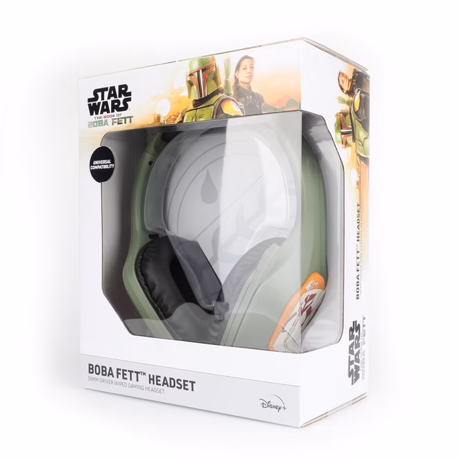 GameStop Geeknet Star Wars Boba Fett 40mm Driver Wired Gaming Headset GameStop Exclusive