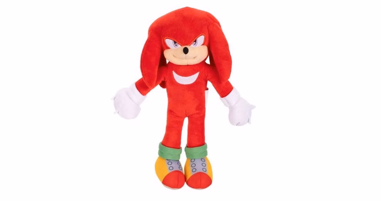 GameStop Jakks Pacific Sonic the Hedgehog 3 Knuckles 9-In Plush