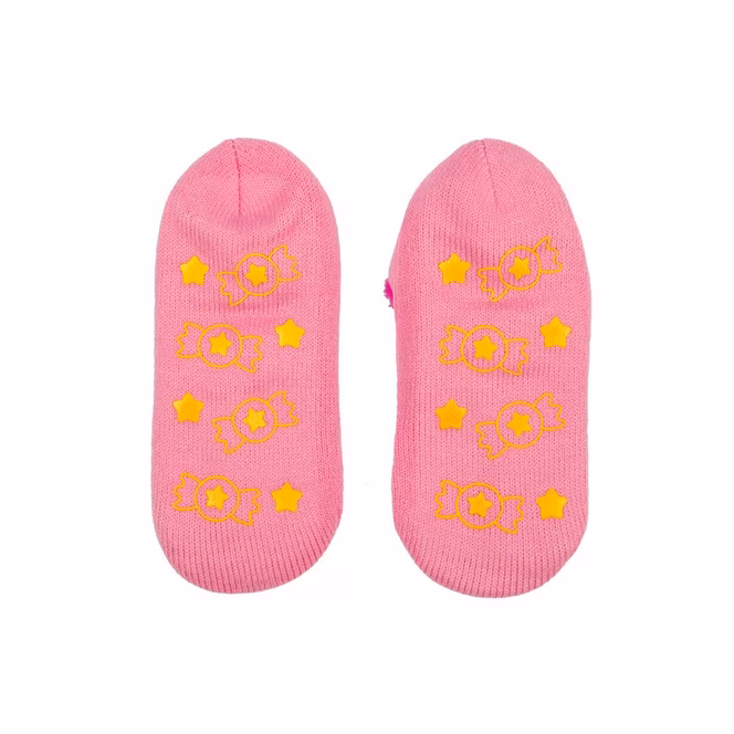 GameStop Kirby - Kirby Big Face Slipper Socks with Candy Grippers