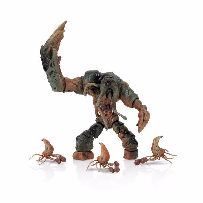 GameStop Jazwares Halo Master Chief vs. The Flood (Vault Edition) 4-in Figure Set