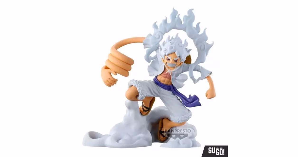 GameStop Banpresto One Piece FL Monkey D. Luffy Gear 5 (Volume 1) 3.9-in Statue
