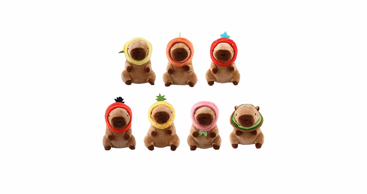 GameStop Capy Buddies Capybara Blind Box 5-in Plush(Styles May Vary)