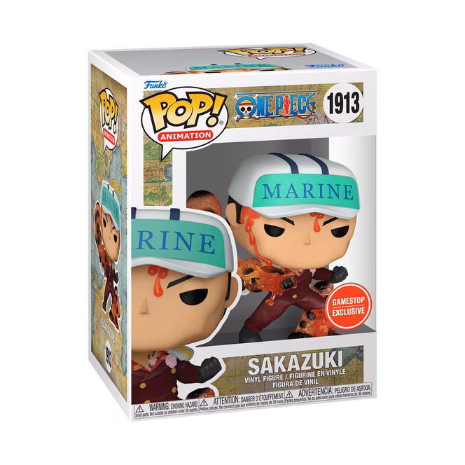 GameStop Funko POP! Animation: One Piece Admiral Akainu (Sakazuki)  3.75-in Vinyl Figure GameStop Exclusive