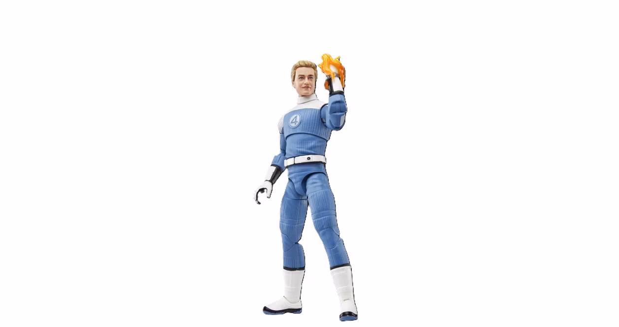 GameStop Hasbro Marvel Fantastic Four: First Steps Johnny Storm (Legends Series) 6-in Action Figure