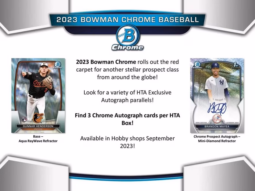 GameStop 2023 Bowman Chrome MLB Baseball HTA Choice Box
