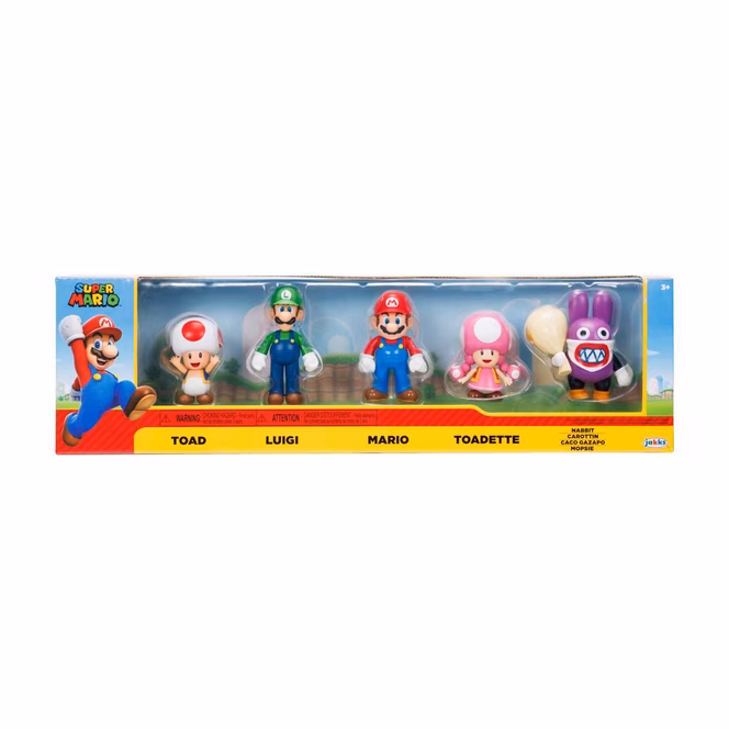 GameStop Jakks Pacific Super Mario Playable Characters 2.5-in Figures 5-Pack GameStop Exclusive