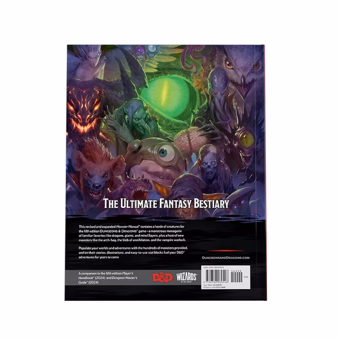GameStop Dungeons and Dragons 2024 Monster Manual