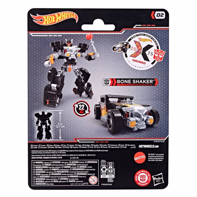 GameStop Hasbro Transformers One Deluxe Class Hot Wheels x Transformers one Shakera 5-In Action Figure