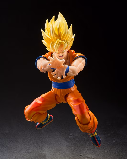 GameStop Bandai Dragon Ball Z Tamashii Nations S.H.Figuarts Super Saiyan Son Goku (The Games Begin) 7.9-in Figure