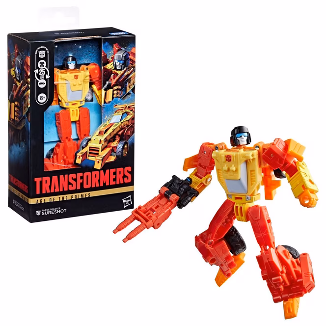 GameStop Hasbro Transformers Age of the Primes Deluxe Class Targetmaster Sureshot 5.5-In Action Figure