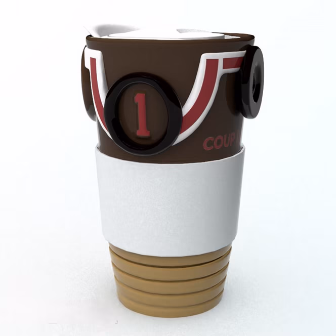 GameStop One Piece Thousand Sunny Ceramic 3D Tumbler