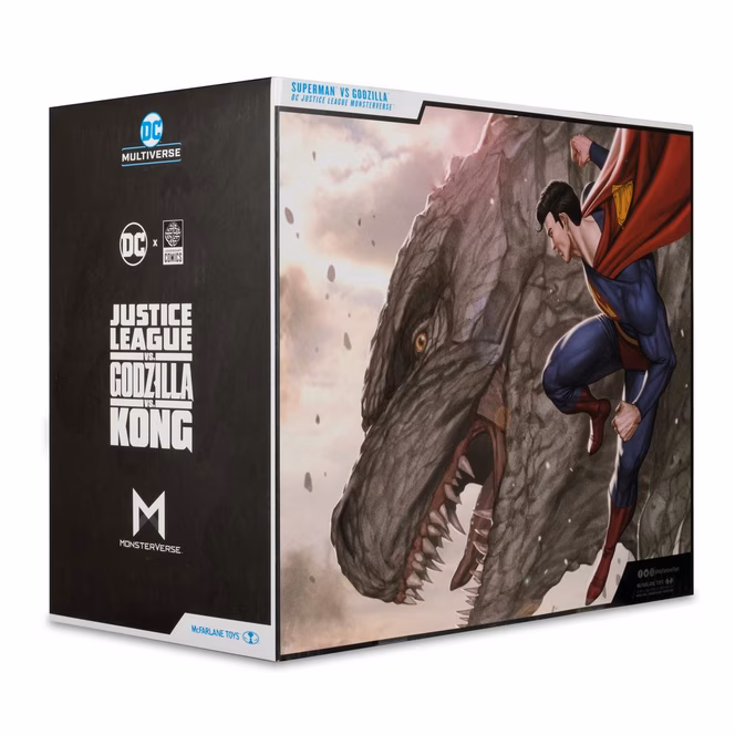 GameStop McFarlane Toys DC Monsterverse Superman vs Godzilla Superman 7-in Action Figure 2-Pack