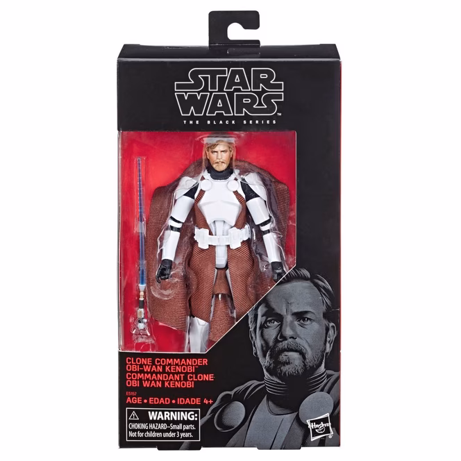 GameStop Hasbro Star Wars The Black Series Star Wars Clone Commander Obi-Wan Kenobi 6-in Action Figure