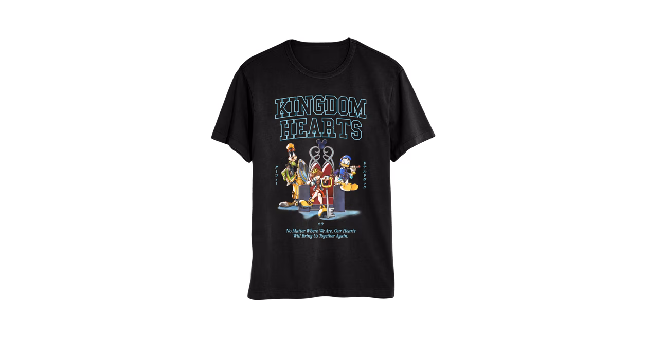 GameStop Disney Kingdom Hearts Unisex Graphic T-Shirt GameStop Exclusive