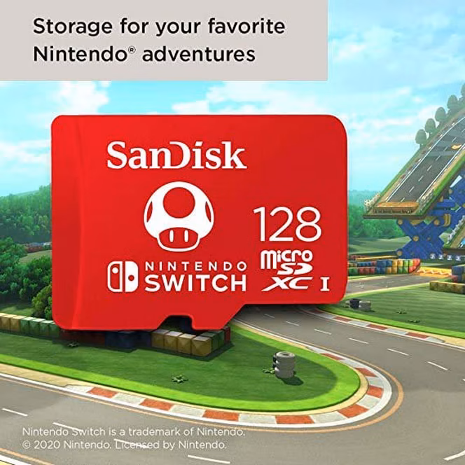 GameStop SanDisk microSDXC Card 128GB for Nintendo Switch
