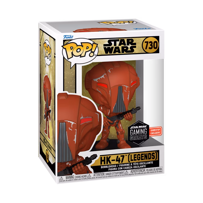 GameStop Funko POP! Star Wars: Gaming Greats HK-47 4.3-in Vinyl Bobblehead GameStop Exclusive