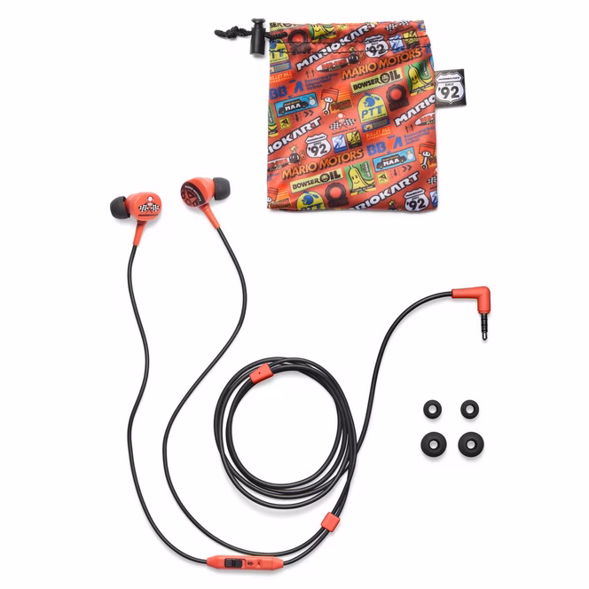 GameStop PowerA Wired Earbuds for Nintendo Switch - Mario Kart Motors