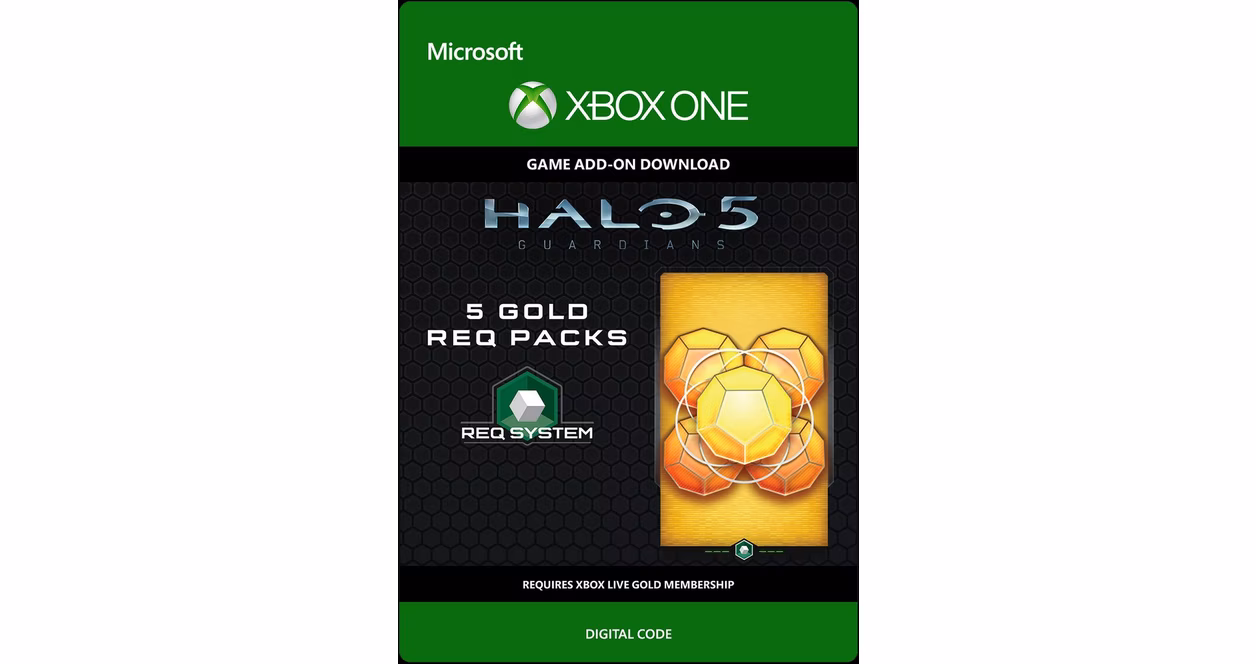 GameStop Halo 5: Guardians 5 Gold Req Packs DLC - Xbox One
