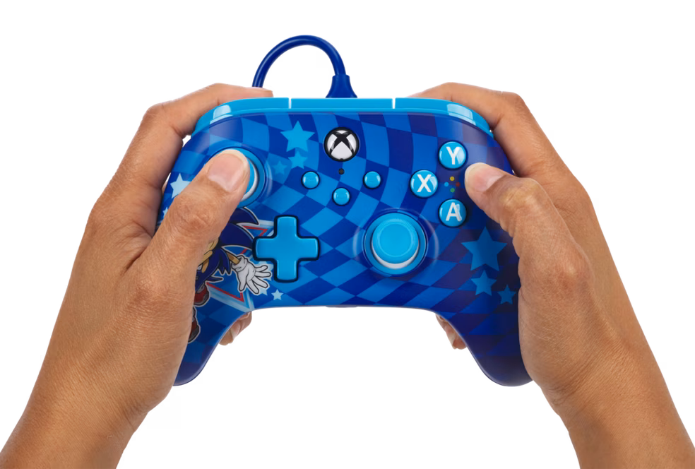GameStop PowerA Advantage Wired Controller for Xbox Series X/S - Sonic the Hedgehog