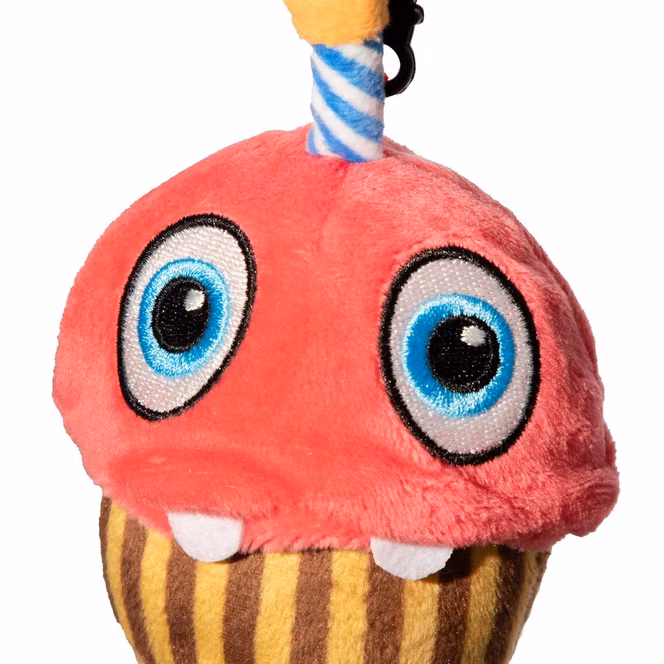 GameStop Five Nights at Freddy's Carl the Cupcake Plush Keychain GameStop Exclusive