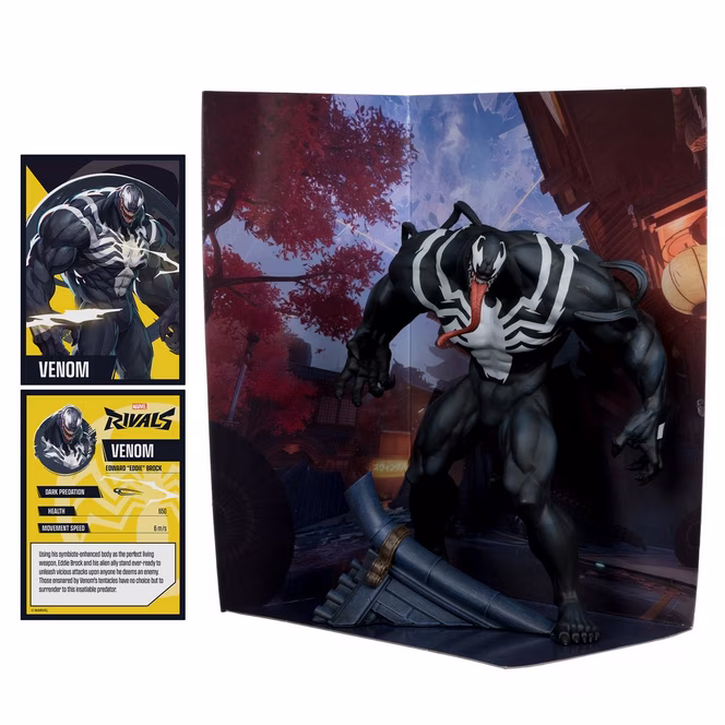 GameStop McFarlane Toys Marvel Rivals Collectibles Venom (Issue 1 Comic) 9.5-in Action Figure