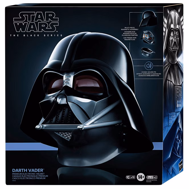 GameStop Hasbro Star Wars: The Black Series Darth Vader Premium Electronic Helmet