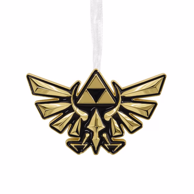GameStop Hallmark The Legend of Zelda Premium Metal Crest of Hyrule Ornament