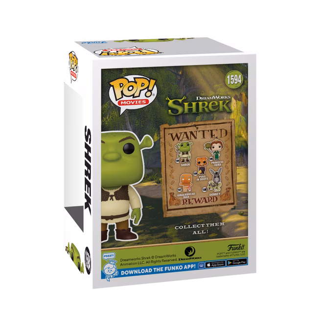 GameStop Funko POP! Movies: Dream Works 30th Anniversary Shrek - Shrek 4.35-in Vinyl Figure