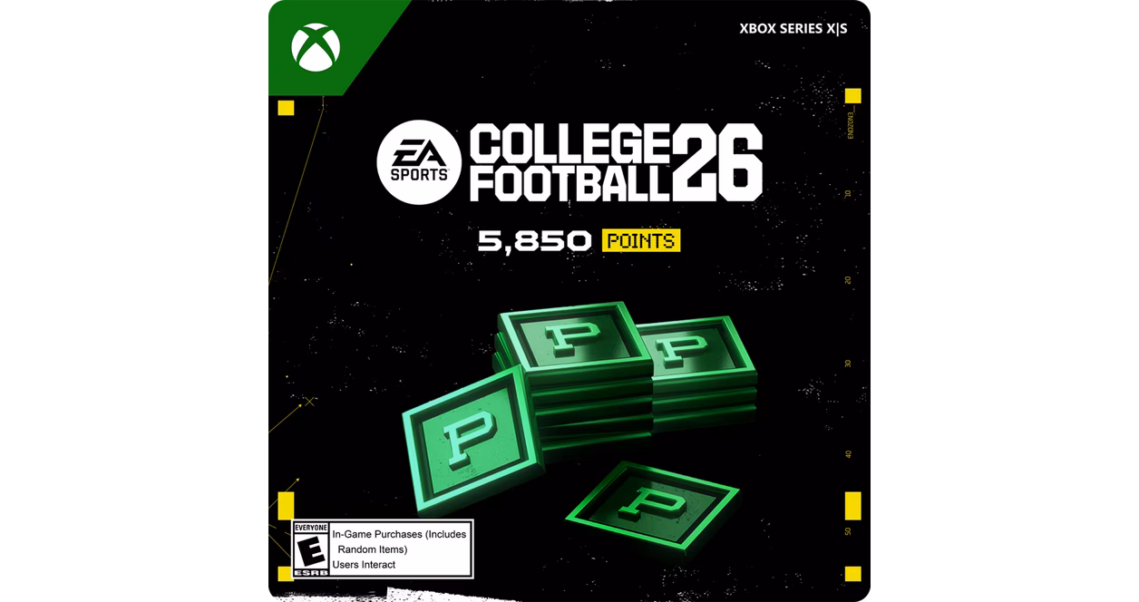 GameStop EA SPORTS College Football 26: College Football 5850 Points - Xbox Series X/S