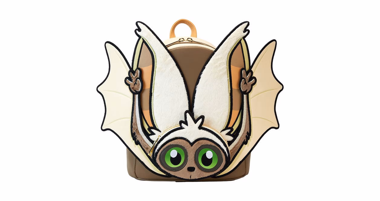 GameStop Loungefly Avatar: The Last Airbender Momo Plush Cosplay Mini Backpack