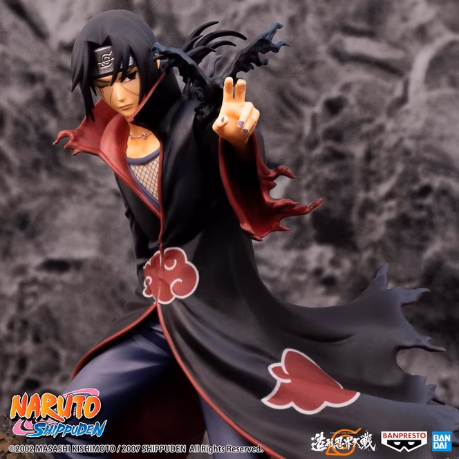 GameStop Banpresto Naruto Shippuden Uchiha Itachi Colosseum 5.9-in Figure