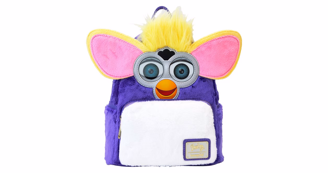 GameStop Loungefly Furby Plush Cosplay Lenticular Mini Backpack