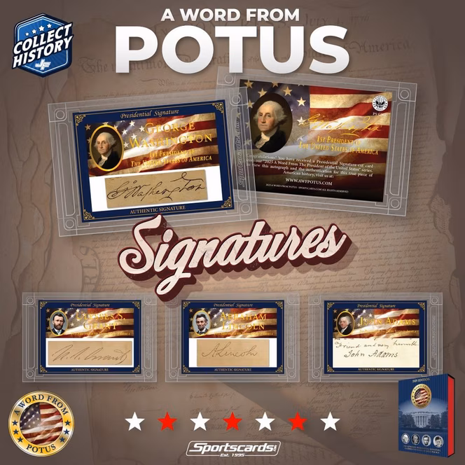 GameStop 2025 POTUS A Word From the President Hobby Box