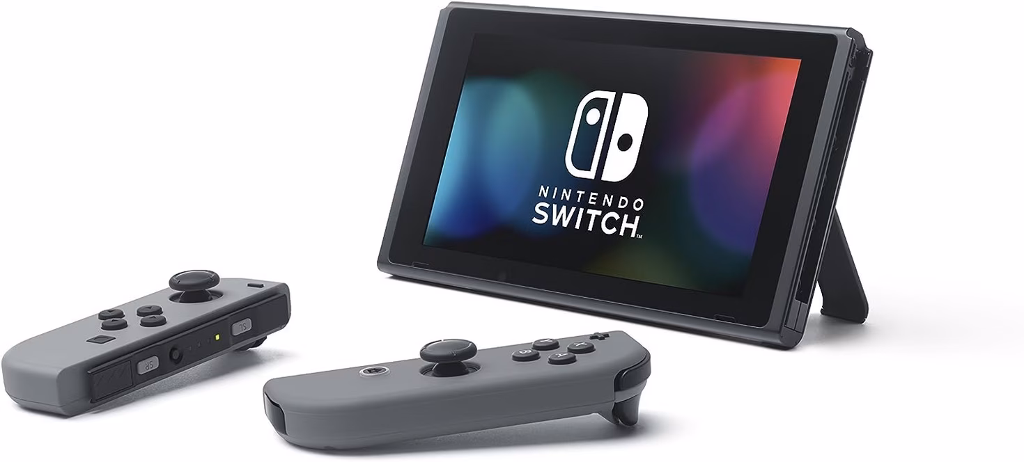 GameStop Nintendo Switch Console with Gray Joy-Con Controller